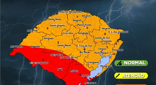 'Ciclone-bomba' provoca granizo no RS; Defesa Civil alerta para risco de tempestades e rajadas de vento