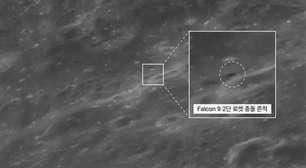 Coreia do Sul divulga primeiras imagens após impacto do foguete da SpaceX com a Lua