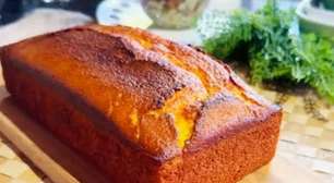 Bolo de fubá que desmancha na boca de tão macio, perfeito para acompanhar um café no Dia dos Pais