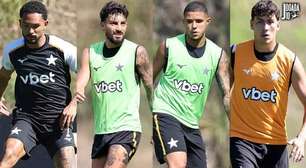 Há 240 minutos sem levar gol, defesa do Botafogo muda da água para o vinho