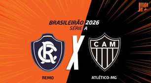 Remo x Atlético: onde assistir, escalações e arbitragem