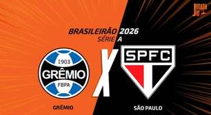 Grêmio x São Paulo: onde assistir, escalações e arbitragem