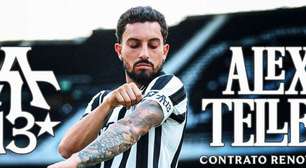 Botafogo anuncia renovação com Alex Telles: "Ídolo"