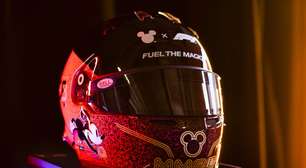 Capacete da Disney assinado por todo o grid da F1 bate recorde em leilão beneficente
