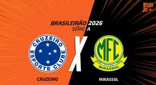 Cruzeiro x Mirassol: onde assistir, escalações e arbitragem