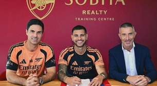 Bruno Guimarães é apresentado pelo Arsenal após transferência de R$ 514 milhões