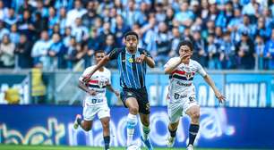 Grêmio vence de virada o São Paulo na Arena