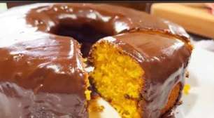 Bolo de abóbora caseiro super fofinho e macio que fica divino, para agradar a todos no Dia dos Pais