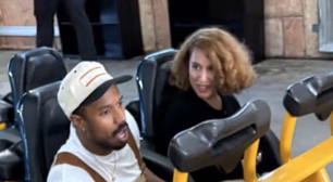 Novo casal? Michael B. Jordan e Raye curtem passeio em parque de diversões e levantam rumores de romance
