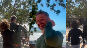 'Ser pai é completamente diferente do que eu imaginava': aos 43 anos, Lucas Lima mostra filho de 12 anos com Sandy em registro raro e faz desabafo sobre paternidade