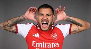 Após trauma na Copa, Bruno Guimarães faz gol de pênalti em sua estreia pelo Arsenal