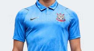 Imagens da suposta nova terceira camisa do Corinthians circulam nas redes
