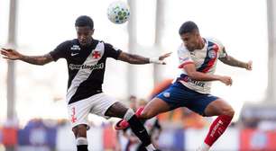 Vasco domina, tem dois gols anulados, empata com Bahia e segue no Z-4