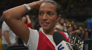 O recado emocionante de Rayssa Leal ao pai que não estava no Maracanãzinho após título no skate