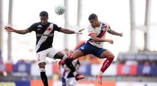 Em tarde de gols anulados, Bahia e Vasco ficam no empate pelo Brasileirão
