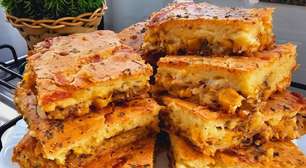 Torta de sardinha fácil e rápida feita com massa fofinha, para você servir no lanche de Dia dos Pais
