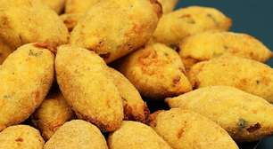 Salgado sem trigo estilo bolinho de batata, para você servir no Dia dos Pais e receber muitos elogios