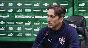 Luís Zubeldía se defende após empate e pede reação do Fluminense no Brasileirão