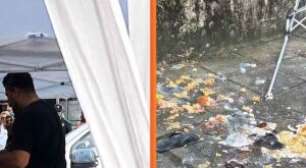 Mulher destrói barraca de bolos, agride pessoas e deixa prejuízo de R$ 11 mil em Olinda