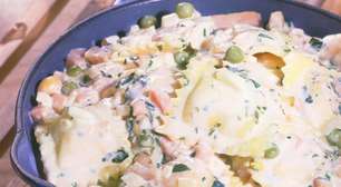 Ravioli ao molho branco: uma receita prática e deliciosa em 30 minutos