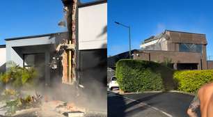 Vídeo mostra fuga de 'família influencer' antes de terremoto destruir mansão na Colômbia