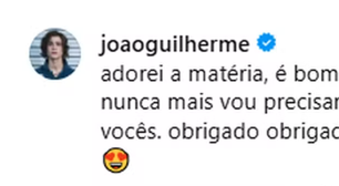 João Guilherme corta laços com VEJA após polêmica de lista