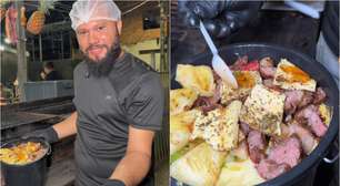Churrasco servido em balde de plástico viraliza; veja quanto custa