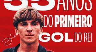 Flamengo relembra primeiro gol de Zico há 55 anos