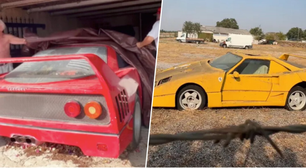 A verdade é outra: ele encontrou duas Ferrari F40 abandonadas no Google Maps e decidiu procurá-las