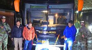 Ônibus do São Paulo na Bolívia: 86kg de drogas em apreensão