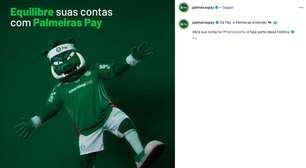 Palmeiras lança banco digital e provoca Corinthians: "De Pay, a gente entende!"