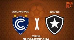 Cienciano x Botafogo: onde assistir, escalações e arbitragem