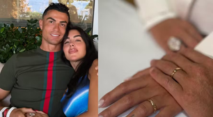 Diamantes? Cristiano Ronaldo e Georgina Rodríguez se casam e valor das alianças surpreende