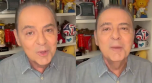 Luís Roberto volta à Globo após tratamento contra câncer e emociona fãs