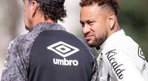 Neymar titular! Veja a escalação do Santos para o jogo contra o Macará pela Sul-Americana