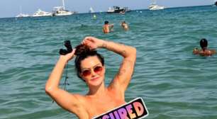 Laura Keller reage a críticas por fazer topless na Europa: 'Se eu puder, vou botar esses peitos lindos para fora'