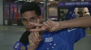 Luva de Pedreiro acompanha partida entre Cruzeiro e Flamengo pela Libertadores
