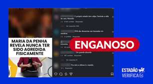 Postagens descontextualizam entrevista de Maria da Penha para impulsionar desinformação sobre o caso