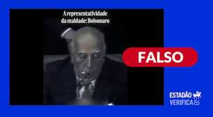 Vídeo de Ulysses Guimarães criticando Jair Bolsonaro foi criado com inteligência artificial