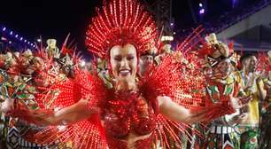 Virgínia deixa posto de rainha de bateria da Grande Rio: relembre 8 looks dos ensaios e do desfile de 2026