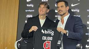 Colidio é apresentado no Vasco e já entra em "clima de final" para estreia