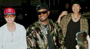 J-Hope e RM, do BTS, são criticados por irem a show de Chris Brown