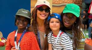 Giovanna Ewbank fala sobre a "saudade do presente" ao ver os filhos crescerem