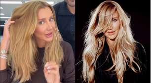 Ana Paula Siebert revela nova cor de cabelo e viraliza com transformação
