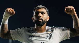 Gabigol brilha, Neymar pouco aparece, e Santos vira na Sula