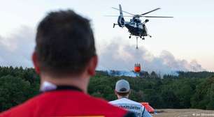 Incêndio florestal provoca evacuação de centenas de alemães