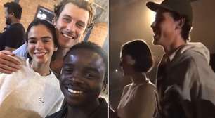 Bruna Marquezine e Shawn Mendes visitam aldeia em Angola após temporada no Brasil