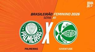 Palmeiras x Juventude (Feminino): onde assistir, escalações e arbitragem