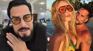 Latino quebra o silêncio após medida protetiva e nega acusações de Raffa Rarbbie