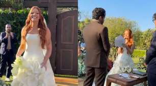 Modelo regata romântico feito à mão e com aplicação de flores: Viih Tube elege vestido de noiva clássico e estiloso para casamento com Eliezer; veja fotos!